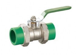 PPR DOUBLE UNION BALL VALVE